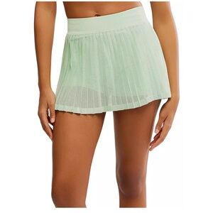 FP Movement‎ Free People FP Women's Rally Ruffle Mini Skirt Medium large green